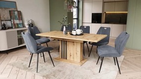 LEONEL Dub Artisan – MODERNÝ ROZKLADACÍ STÔL AŽ DO 180 cm!