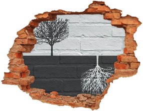 Fotoobraz diera na stenu nálepka Stromy na stenu nd-c-117821406
