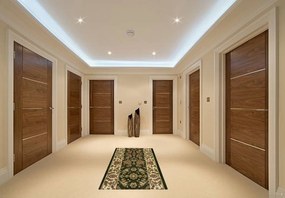 Berfin Dywany, AKCIA: 130x100 cm Behúň na mieru Anatolia 5378 Y (Green) - obšitý zo všetkých strán, zelená, chodba / predsieň