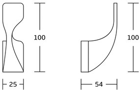 Mexen Rino, držiak na uterák, 1-háčik, chrómová, 7027035-00