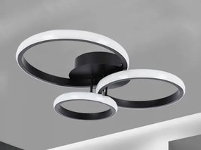 LED stropné svietidlo LED/38W/230V čierna