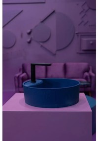 Laveo Cliff, granitové umývadlo na dosku 430x430x142 mm, šedá, LAV-VGC1510T