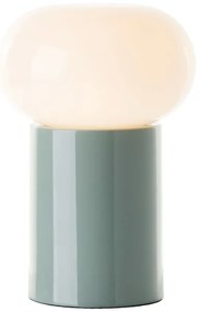 Brilliant - Stolná lampa KNUT 1xE27/25W/230V zelená/biela