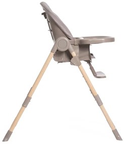 Chicco - Detská jedálenská stolička Polly Essential - šedá/hnedá