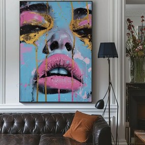 Obraz Neon Lips na plátne | Akrylové detaily