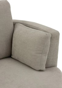 Šedé okrúhle kreslo Swivel Grey - 98*107*88cm