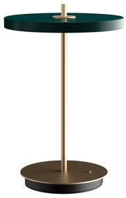 Zelená LED stolová lampa so stmievačom s kovovým tienidlom (výška 31 cm) Asteria Move – UMAGE