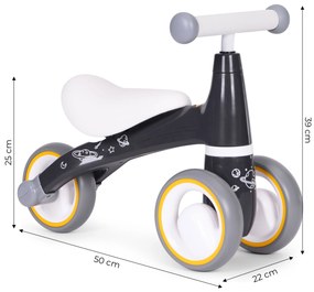Detské odrážadlo ECOTOYS COSMIC čierne