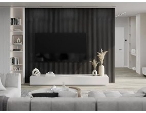 Mexen Lam-B, stenové lamely 275 × 31,5 cm, HDF doska 4 mm, ľan čierny, S100-275317-2812-069