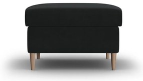 Čierna zamatová podnožka Kyoto – Cosmopolitan Design