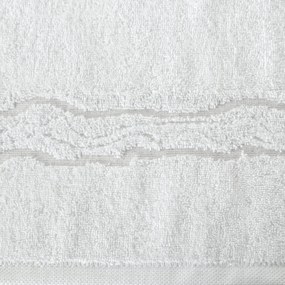 BAVLNENÝ UTERÁK KARIN SADA 3KS 70X140 CM BIELA