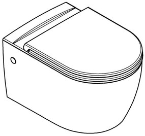 GROHE 103848SH00 - Závesné WC START ROUND keramické 368 × 543 mm DuroWhite