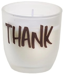SPAAS Sviečka v skle s nápisom - THANK