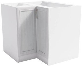 Skrinka do kuchyne Sycylia D90n biela/dub lancelot