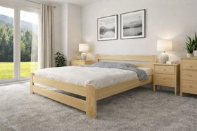 ComfortMatrace Posteľ z masívu borovice GABRIELA+rošt ZDARMA 90x200 cm