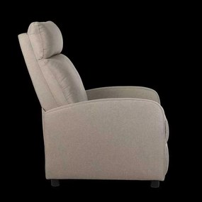 LuxuryForm DESIGN Televízne kreslo RUFO s polohovaním - béžové