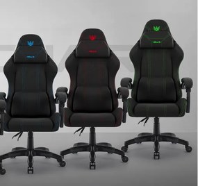 Ergonomické látkové herné kreslo HC-1014 zelená