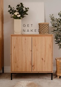 Skrinka 2-dverová Korsika, dub artisan