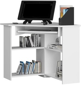 PC stolík Trata (biela). Akcia -12%. Vlastná spoľahlivá doprava až k Vám domov. 1117048