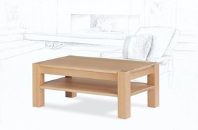 Wooded Konferenční stolek Denver z masivu BUK Výška stolku: 53 cm