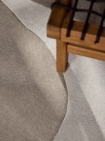 Koberec Ted Baker Hackney Clarissa béžový / sivý kruh