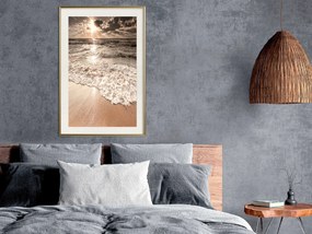 Artgeist Plagát - Space of Waves [Poster] Veľkosť: 20x30, Verzia: Zlatý rám