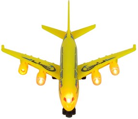 Lean Toys Žlté lietadlo