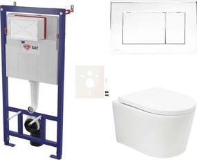 Závesný WC set do ľahkých stien / predstenová SAT BREVIS SIKOSSBRTOR21K