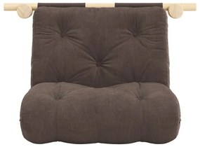 Tmavohnedé menčestrové kreslo Hooked – Karup Design