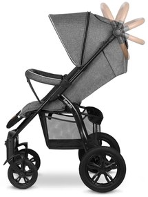 Športový kočík Lionelo Annet Tour grey stone