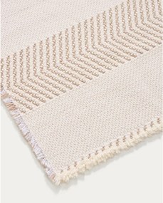 Béžová kúpeľňová predložka 50x70 cm Bina – Kave Home