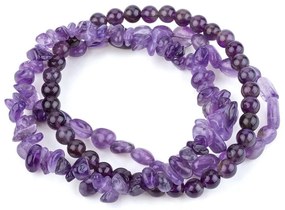 Sada 3 ks náramkov AMETYST