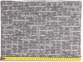 Betap, Koberec metráž Novelle 70, na mieru, šíře 4m, šedá, twinback (filc+juta), obývacia izba
