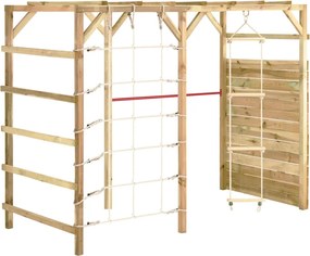 vidaXL Lezecký rám 240x100x170 cm impregnované borovicové drevo