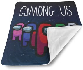 Sablio Deka pre bábätko AMONG US vo vesmíre - 80x100 cm
