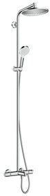 Hansgrohe Crometta S, Showerpipe 240 1jet s vaňovým termostatom, chrómová, HAN-27320000