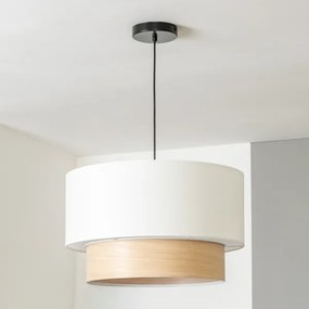 Brilagi - LED luster na lanku CERIA 1xE27/40W/230V pr. 50 cm biela/béžová