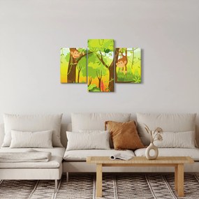 Obraz - Opičiaci (90x60 cm)