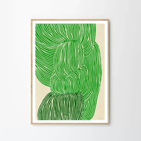 The Poster Club Plagát Green Ocean by Rebecca Hein 30x40