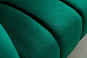 Pohovka NOBLESSE 165 cm zamatová smaragdovo zelená