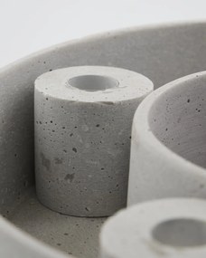 House Doctor Svietnik The Ring Grey Polystone 26 cm