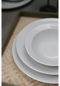 Jedálenská sada 18 ks biela/porcelán