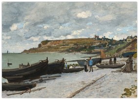 Obraz - Claude Monet, Sainte Adresse, reprodukcia (70x50 cm)