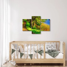 Obraz chodníky pozdĺž vody (90x60 cm)