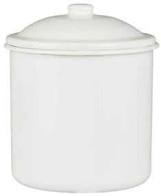 Ib Laursen Smaltovaná dóza White 15 cm
