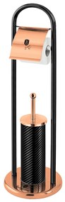 WC sada, nehrdzavejúca oceľ, čierna/Rose Gold, BERLINGERHAUS BH-6552