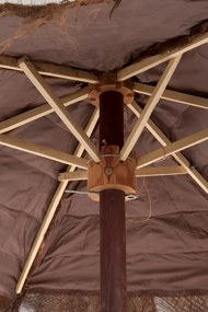 Slnečník z kokosových listov Cocoleaf - ∅ 250 * 270 cm