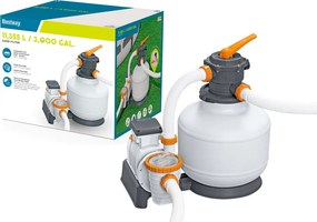LEAN Piesková filtrácia do bazéna 11355 l/h Bestway 58486