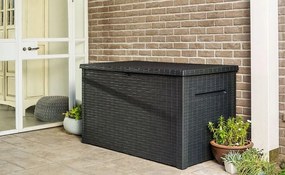 KETER JAVA 850L Úložný box ratan 147 x 82 x 86 cm, grafit 17204486