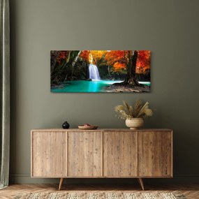 Obraz - Smaragdová lagúna (120x50 cm)
